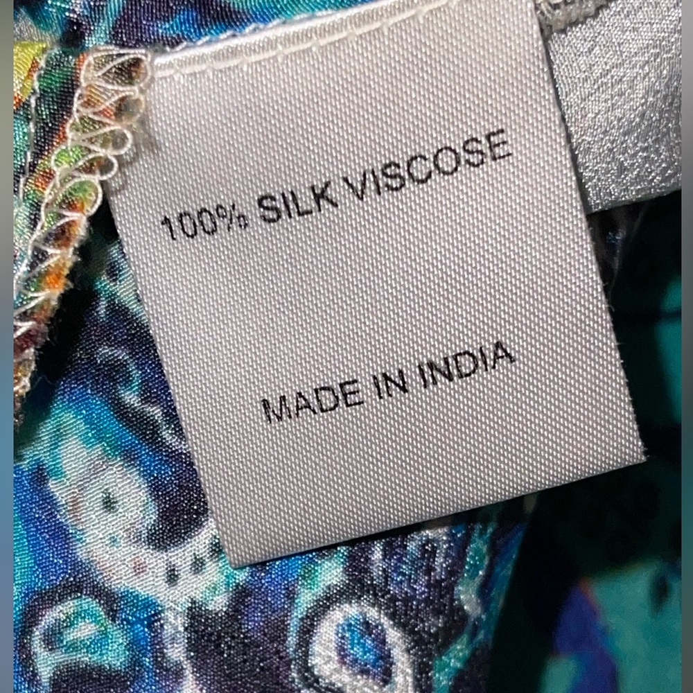 Narcisa Lang dress size M 💯 silk viscose - Picture 16 of 16